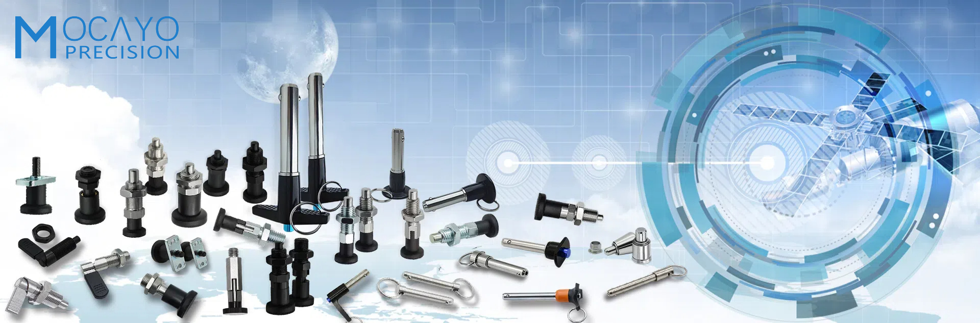Professional Fasteners Supplier providing high-grade quick release pins, precision plungers & CNC components for industrial machinery and automation systems.